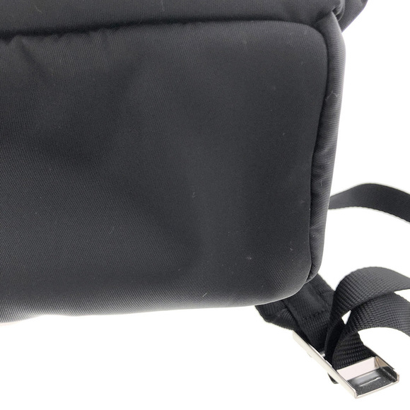 Prada Tesut Montana Backpack Nylon Rucksack Black Shoulder Bag - Picture 4 of 10
